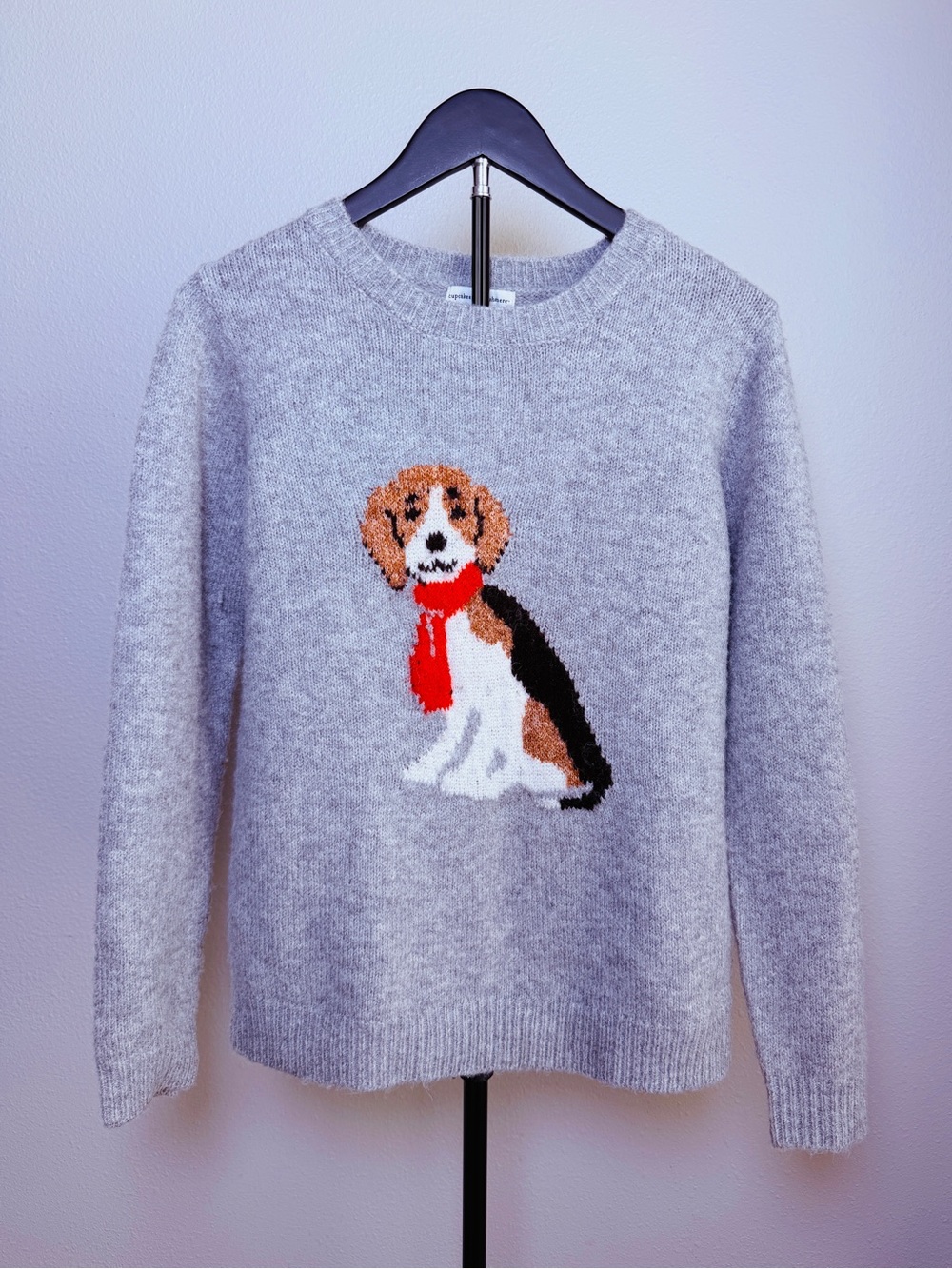 Cupcakes And Cashmere Cozy Womenās Beagle Dog Sweater Sz S
